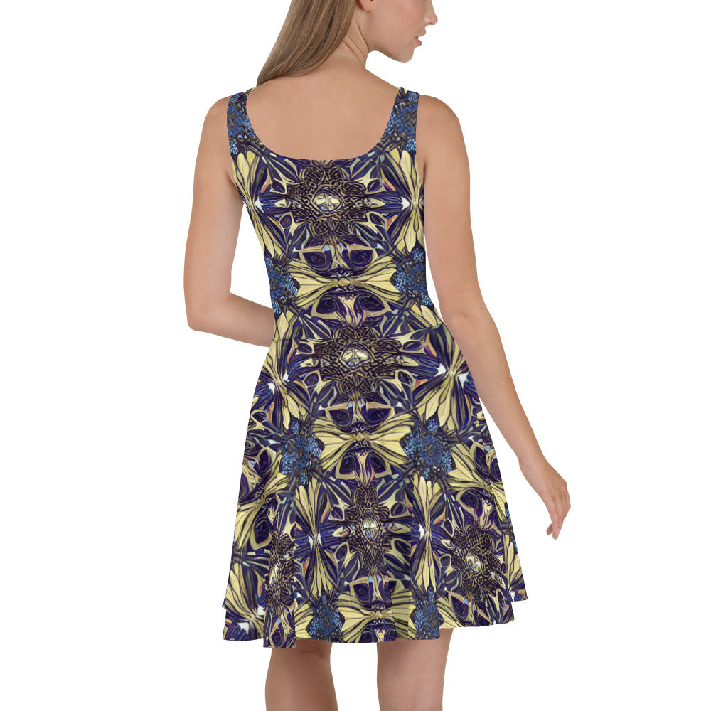 Royal Print Dress
