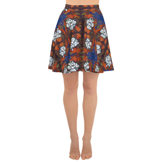 White Camellia Flower  Fine Art Skirt